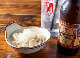 塩煮込み&ホッピー