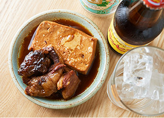 肉どうふ&ホッピー