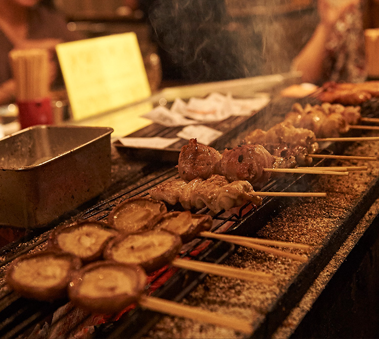 焼きシーン