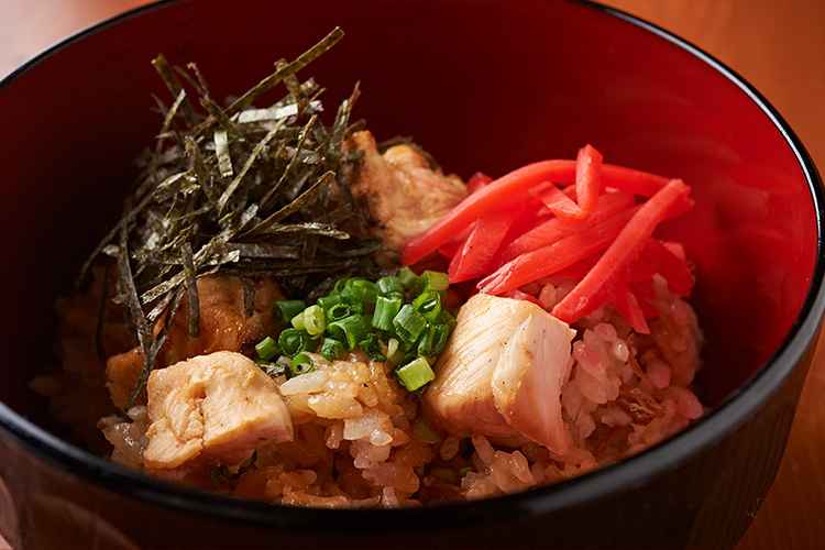 ヤキトリ屋の鶏飯